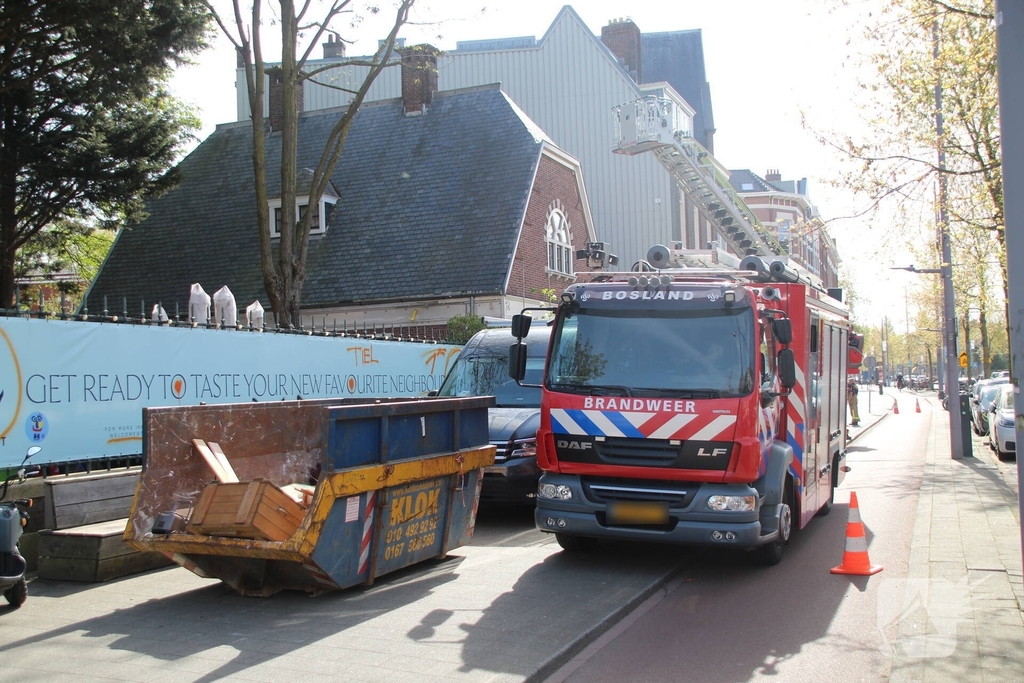 Brandweer redt neilganzen uit schoorsteen