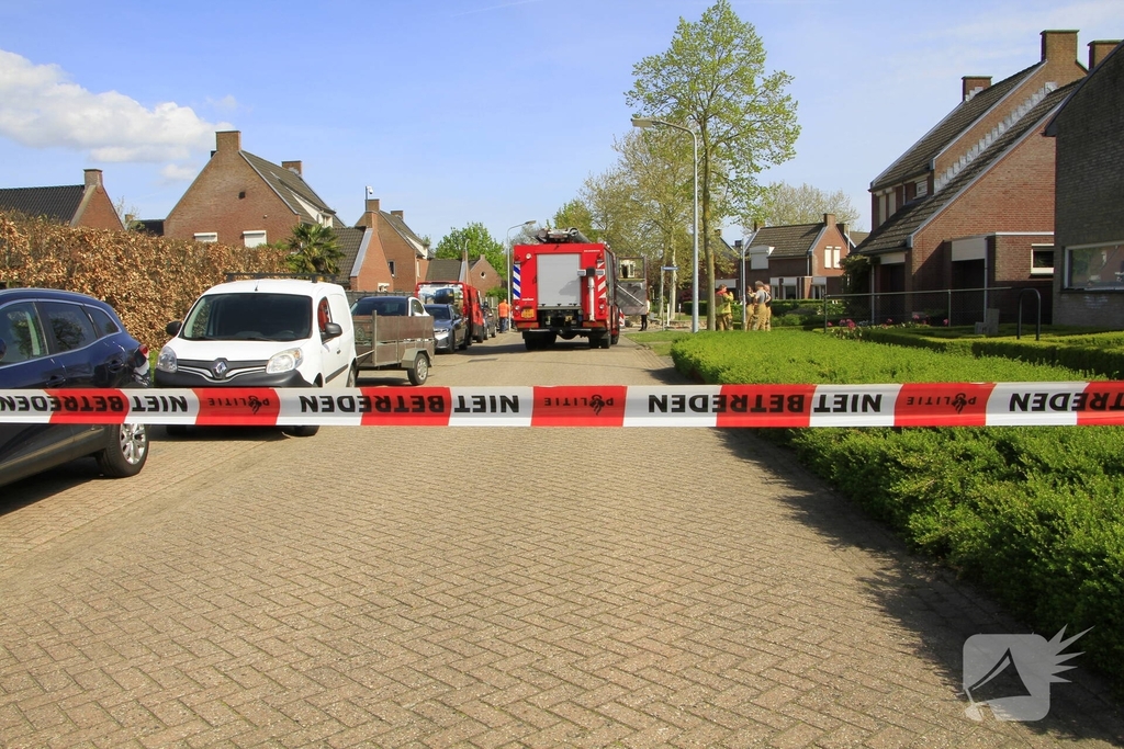 Gasleiding geraakt tijdens graafwerkzaamheden