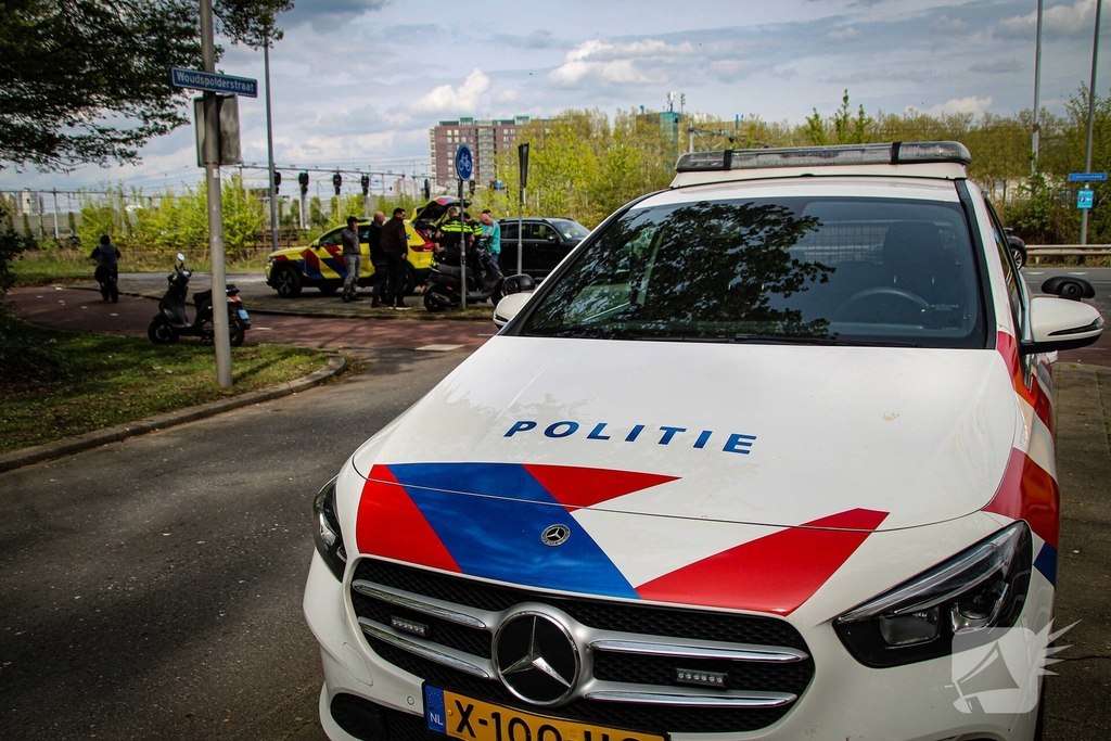 Ongeval tussen scooterrijder en automobilist