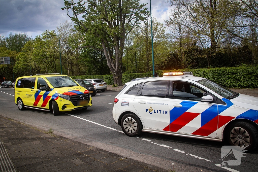Kop-staartaanrijding tussen twee auto's