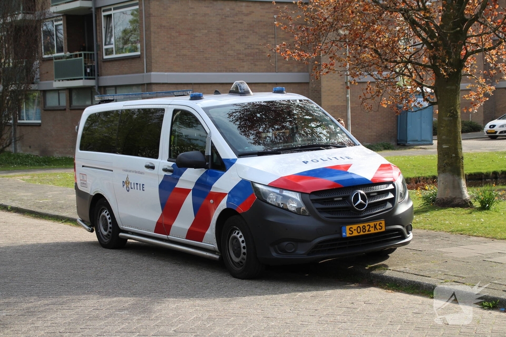 Brand door kortsluiting in appartementencomplex