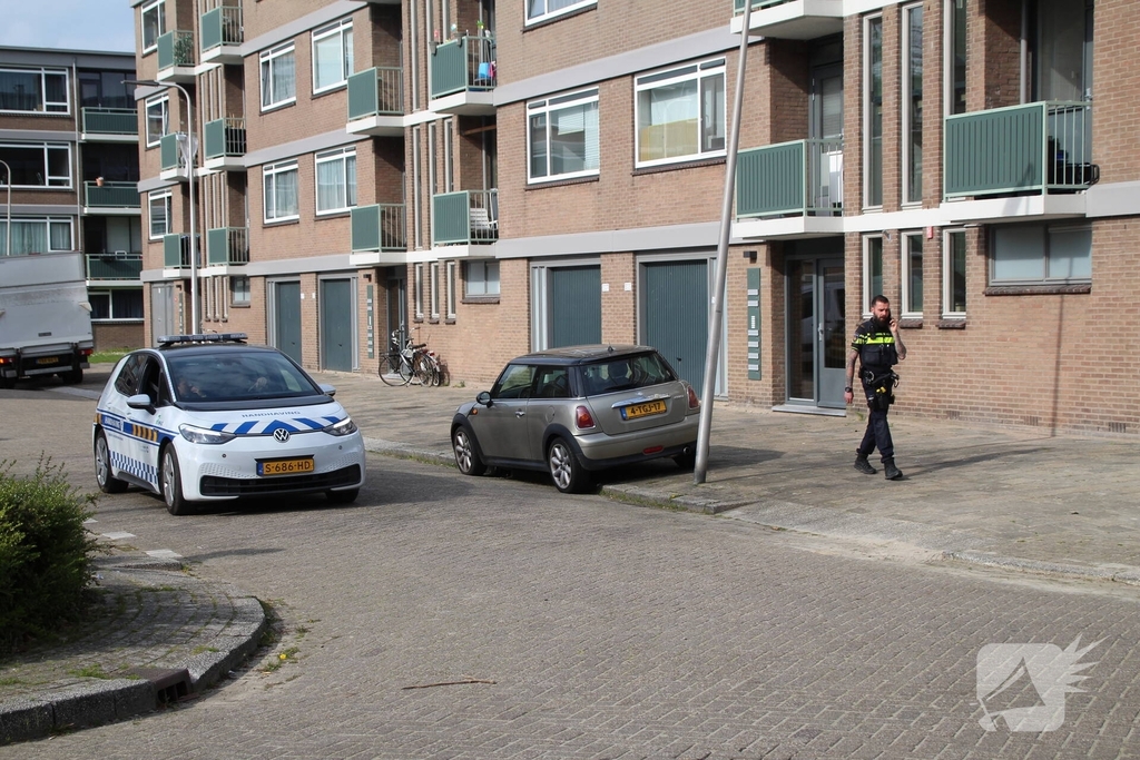 Brand door kortsluiting in appartementencomplex