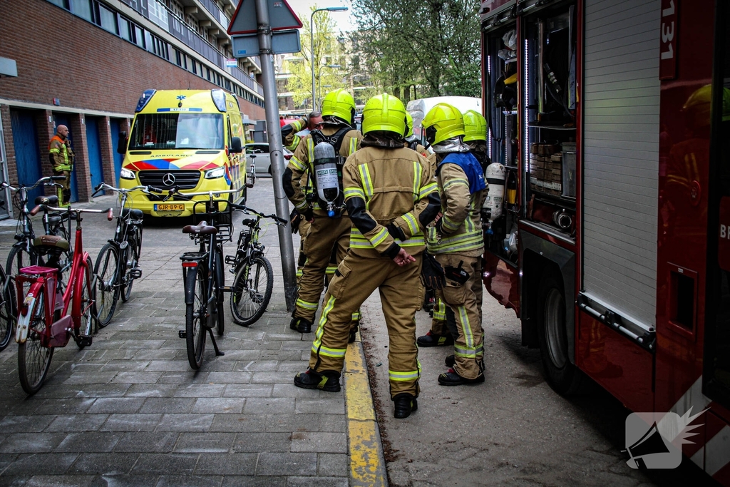Woningbrand door pannetje met olie