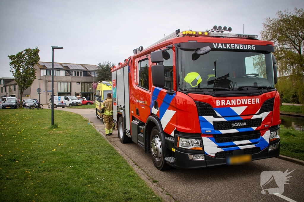 Te water geraakte scootmobiel door omstanders ontdekt