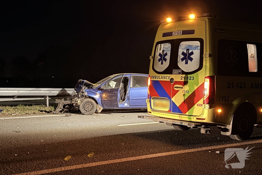 Ongeval met gewonde op snelweg