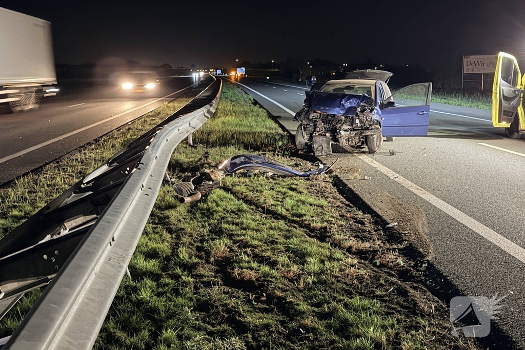 Ongeval met gewonde op snelweg