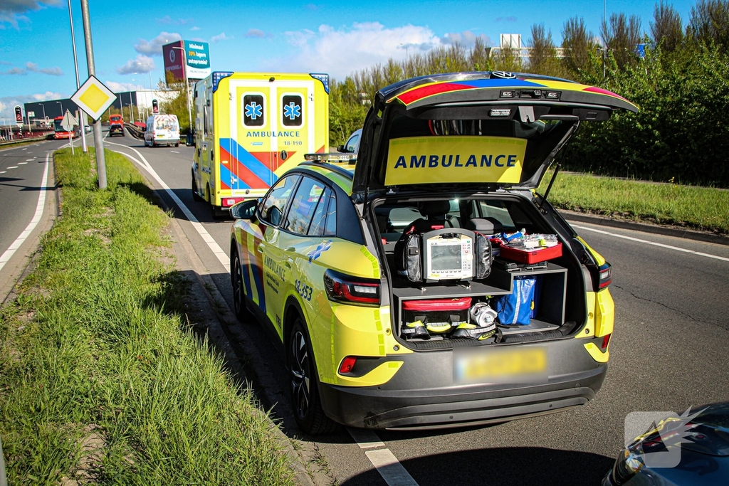 Kettingbotsing na ongeval tussen lijnbus en vrachtwagentje