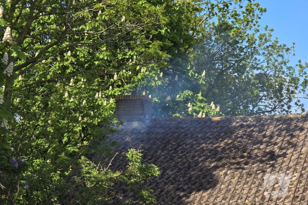 Brand in leegstaande woning snel onder controle