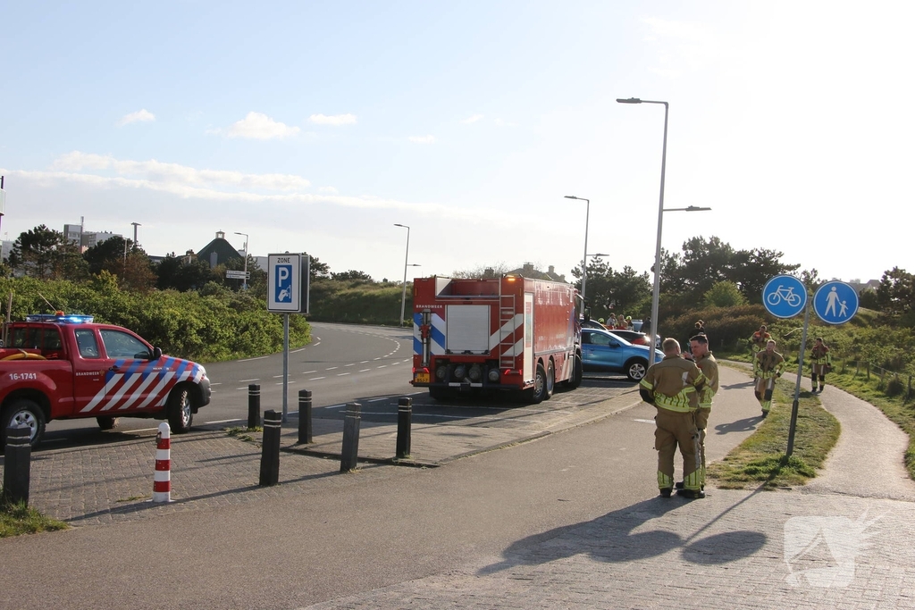 Brand in duinen door dronken persoon
