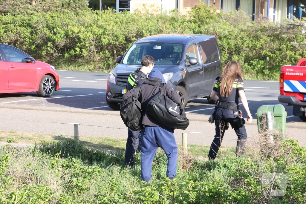 Brand in duinen door dronken persoon