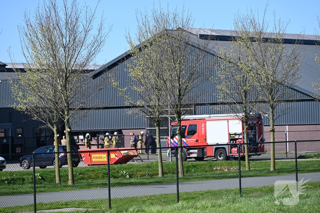 Brand in technische ruimte bij agrarisch bedrijf