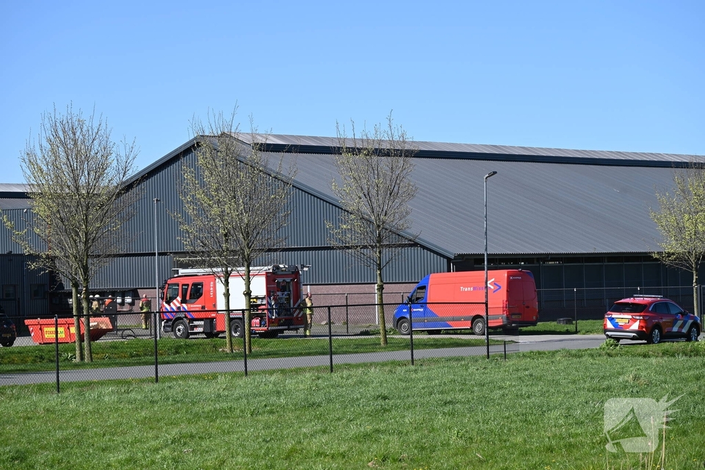 Brand in technische ruimte bij agrarisch bedrijf