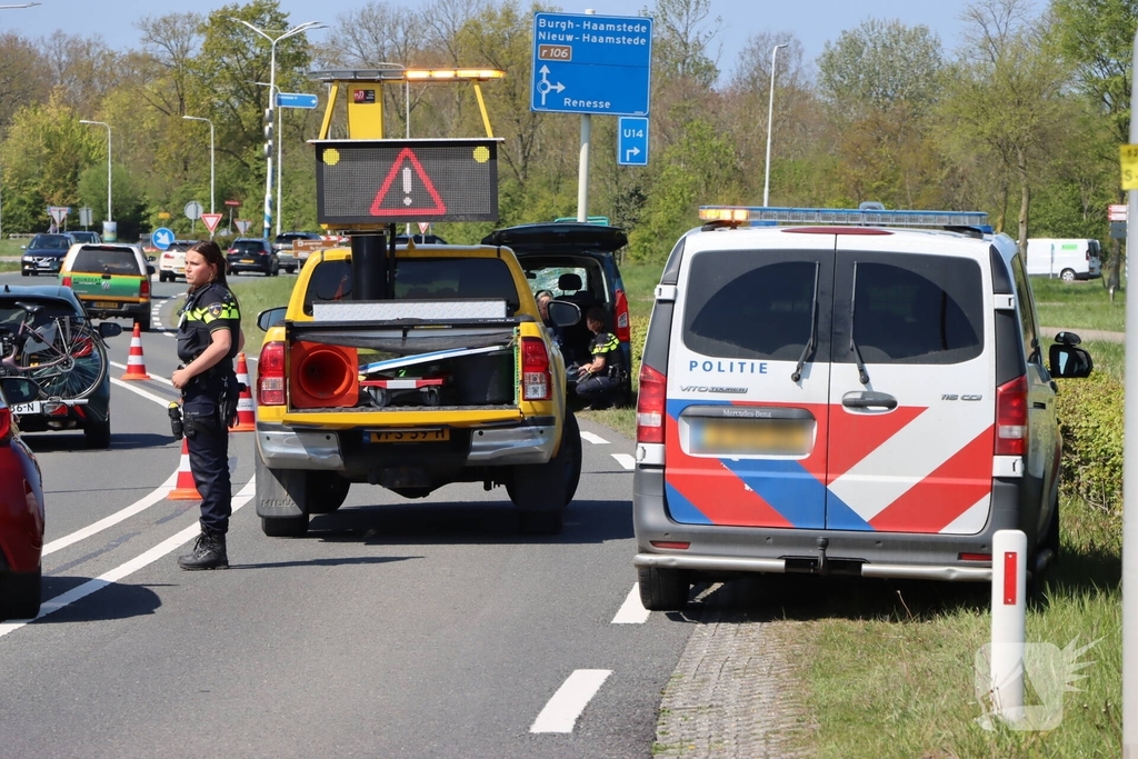 Ongeval met elektrische step en auto