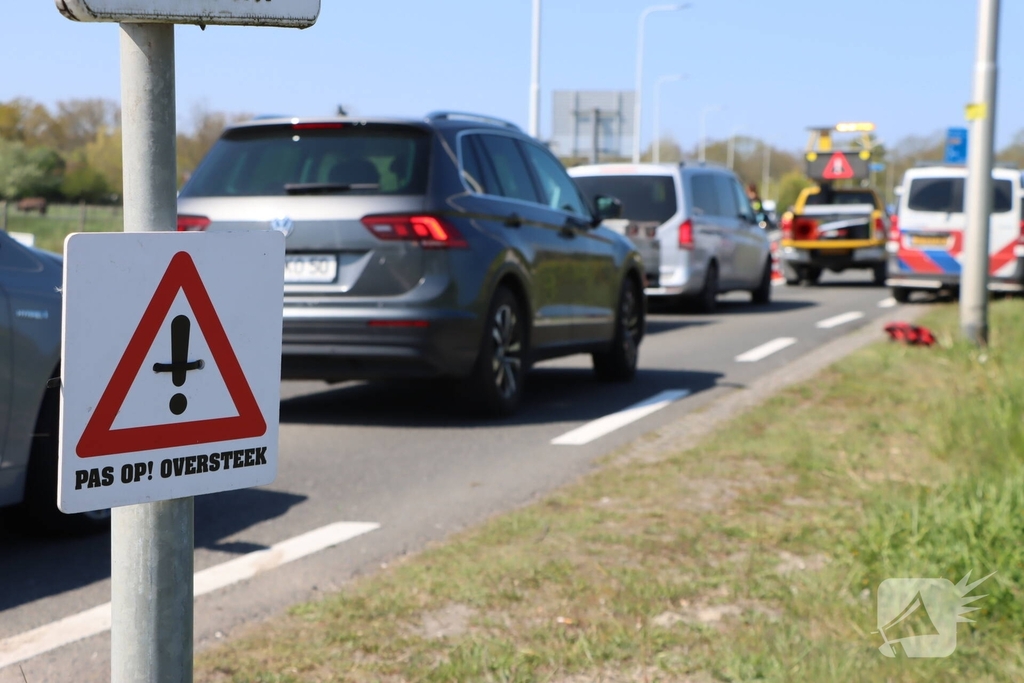 Ongeval met elektrische step en auto