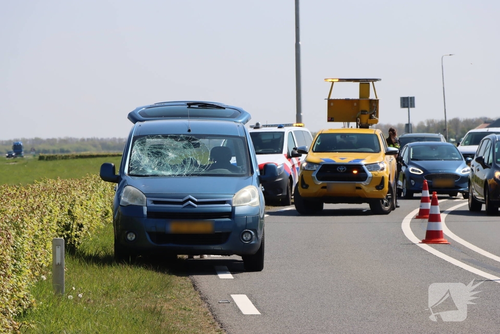 Ongeval met elektrische step en auto