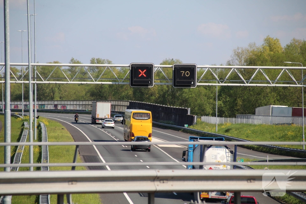 Ongeval op snelweg door mogelijk onwelworden