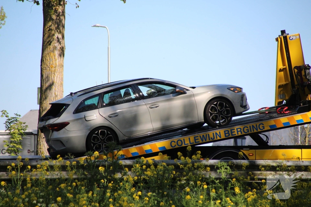 Zware aanrijding zorgt voor file op snelweg