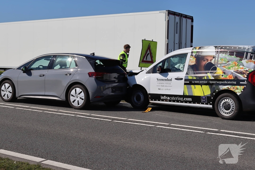 Kopstaartaanrijding zonder gewonden