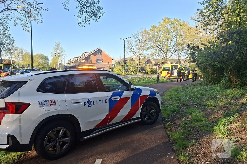 Fatbiker en wielrenster gewond bij botsing