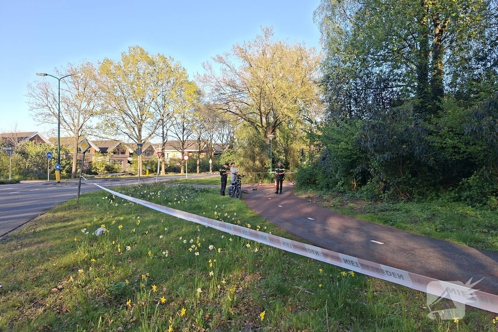 Fatbiker en wielrenster gewond bij botsing