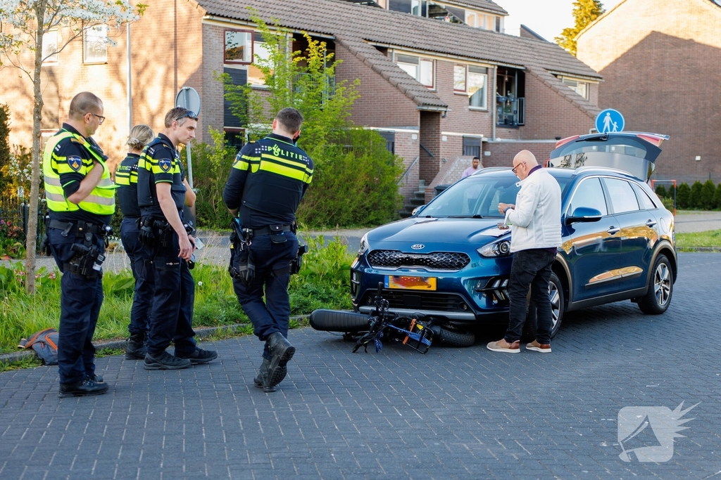 Fatbike berijder gewond bij aanrijding met auto
