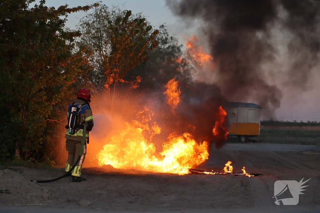Buitenbrandje snel geblust