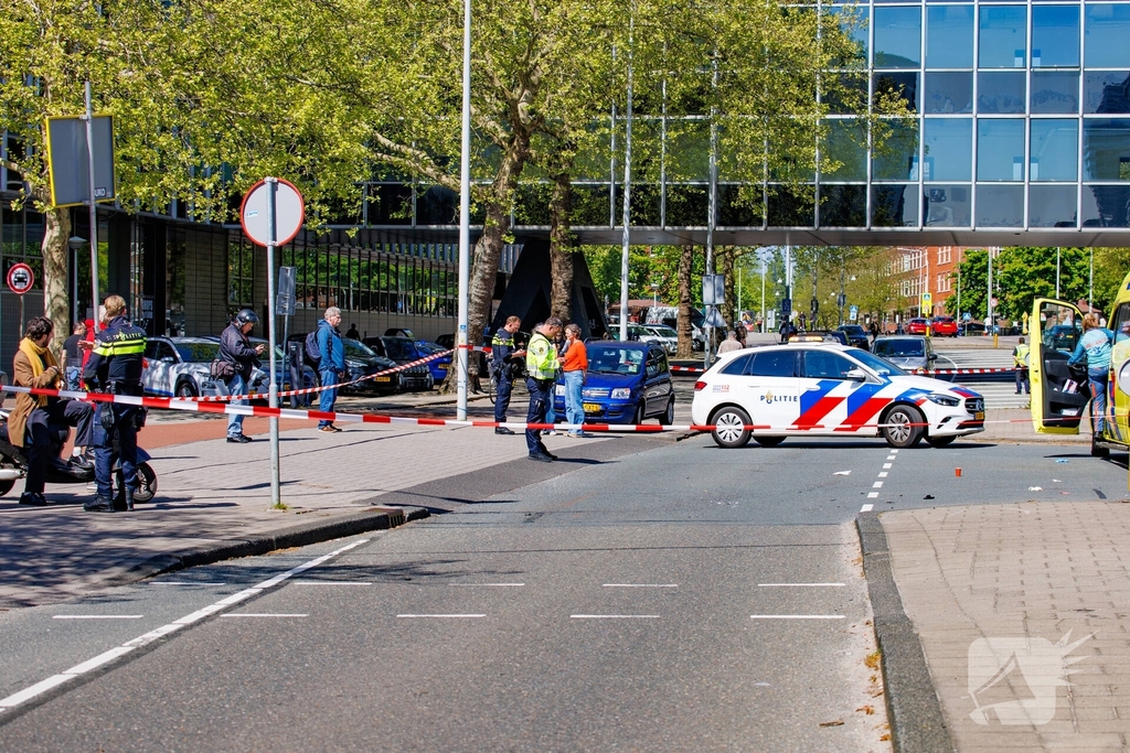 Fatbike berijder gewond bij aanrijding met auto