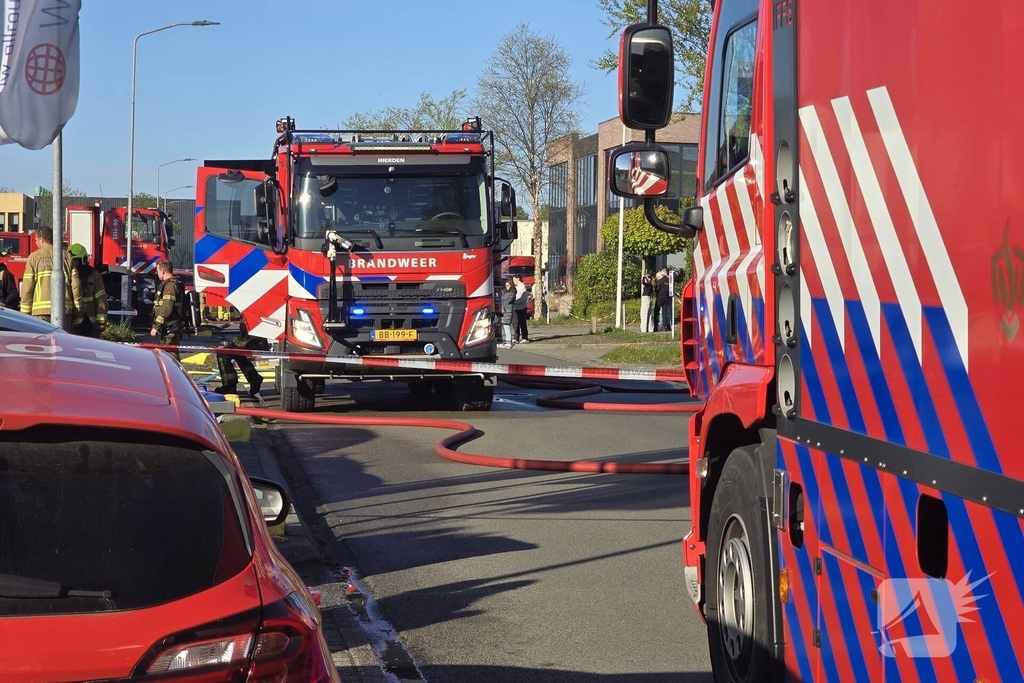 Grote inzet brandweer bij grote industriebrand