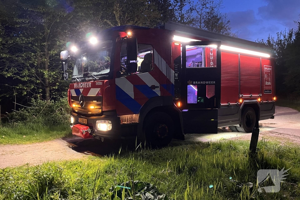 Brand in bosgebied snel onder controle