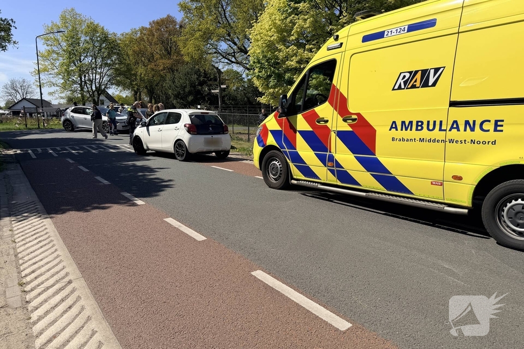 Ongeval met lichtgewonde door aanrijding