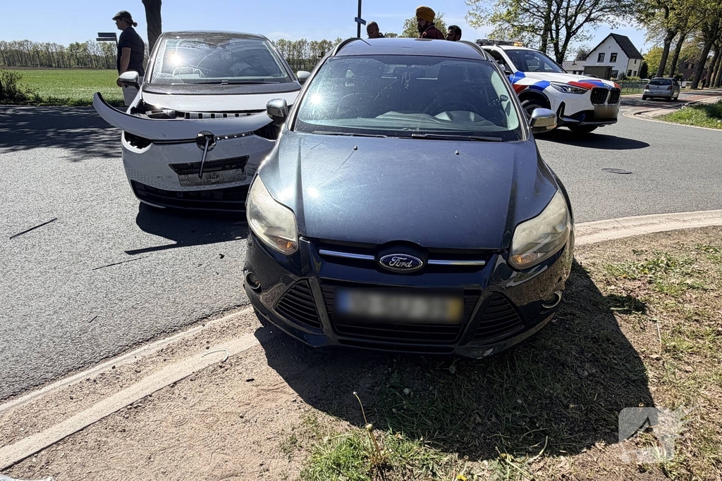 Ongeval met lichtgewonde door aanrijding