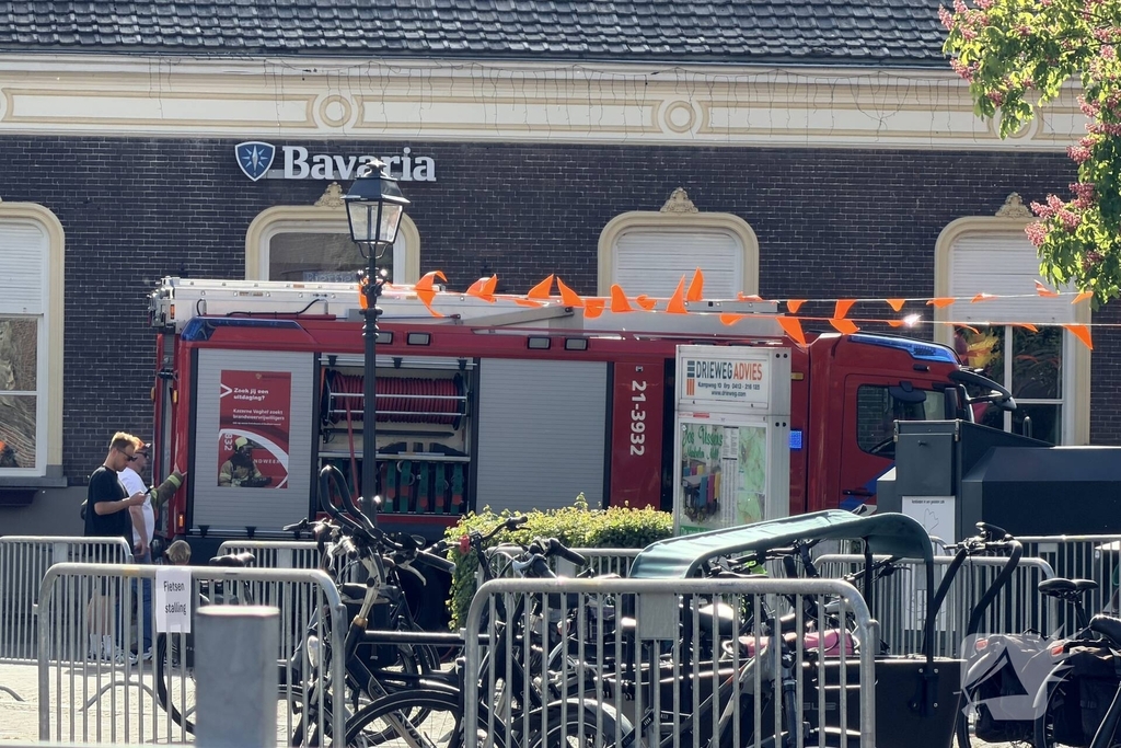 Buitenbrand in Veghel: boom in vlammen