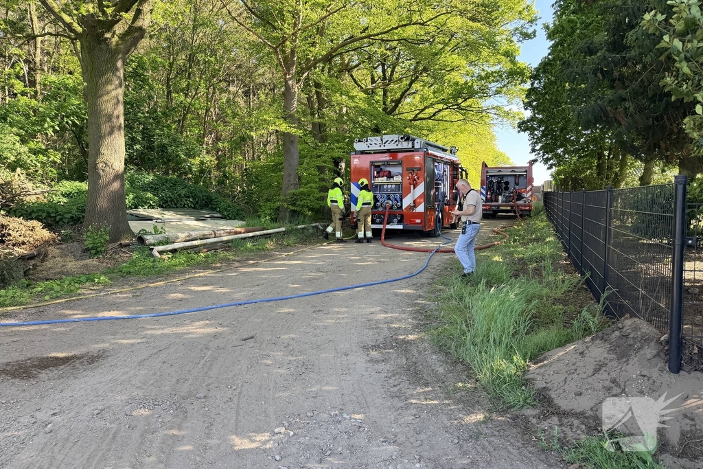 Brand in bosgebied vergt inzet van hulpdiensten