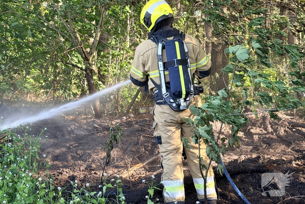 Brand in bosgebied vergt inzet van hulpdiensten