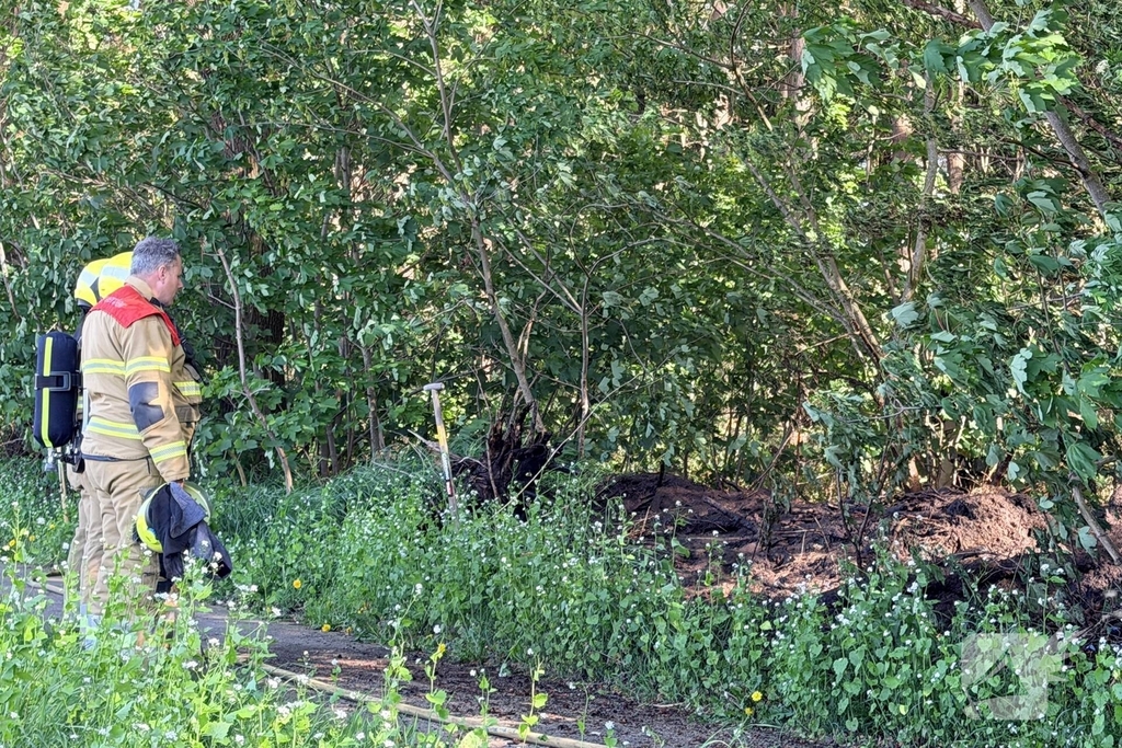 Brand in bosgebied vergt inzet van hulpdiensten