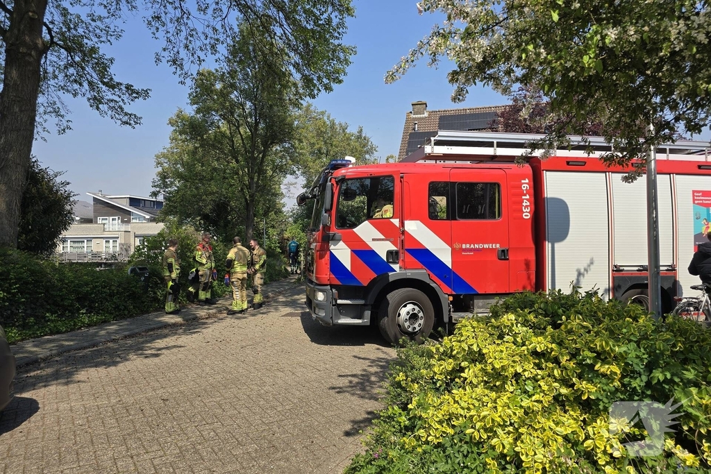 Herhaalde brand in berm en struikgewas