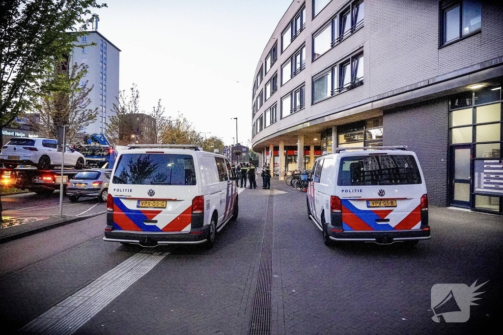 Winkel beschadigd bij schietpartij