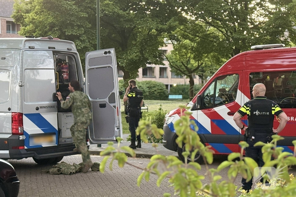 Grote politie-inzet na mogelijke gassituatie