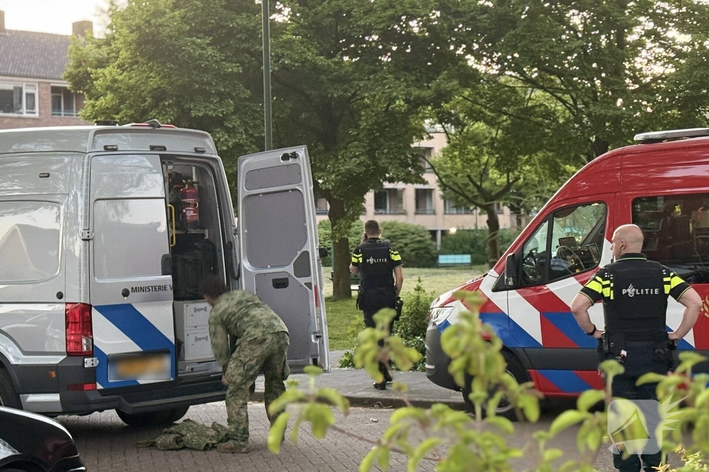 Grote politie-inzet na mogelijke gassituatie
