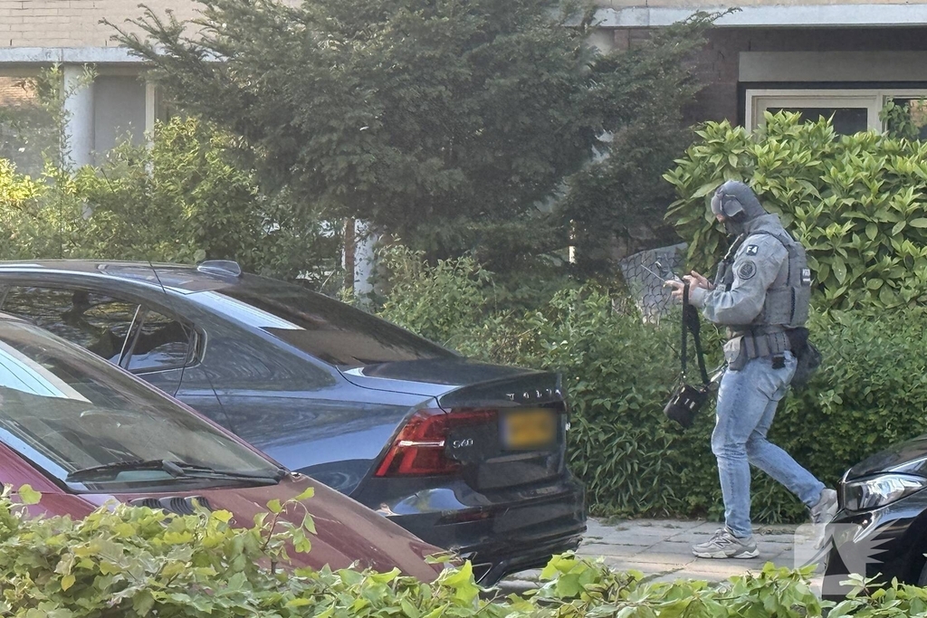 Grote politie-inzet na mogelijke gassituatie