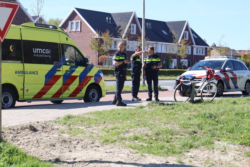 Fietser gewond bij aanrijding met auto