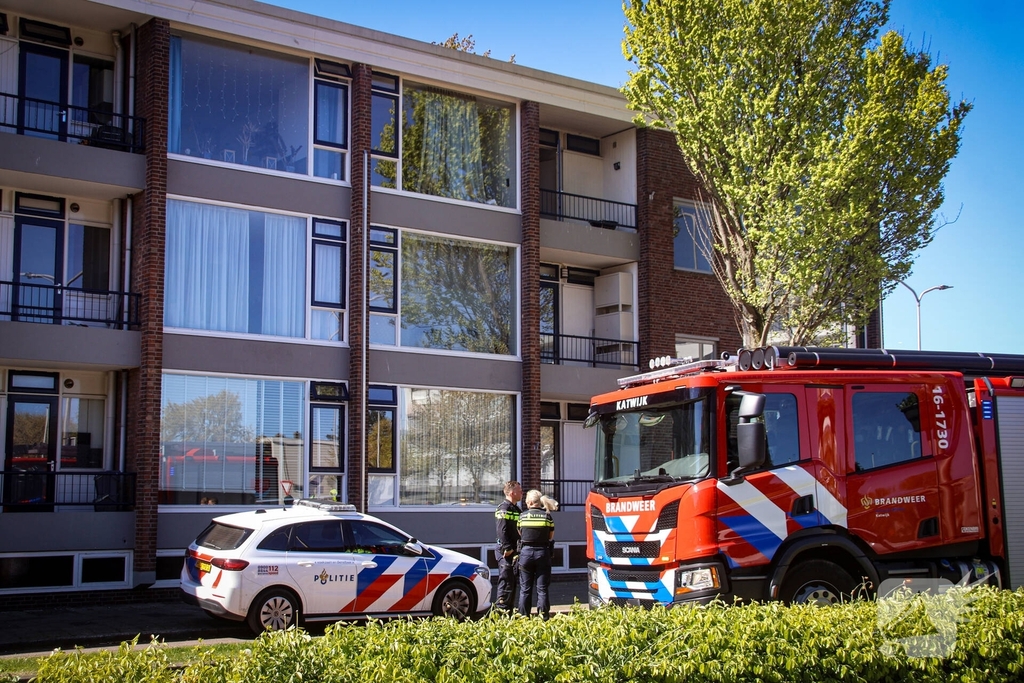 Woningbrand op balkon geblust