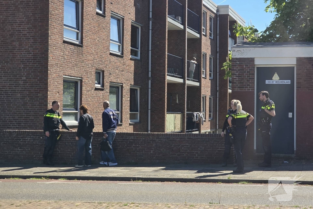 Woningbrand op balkon geblust
