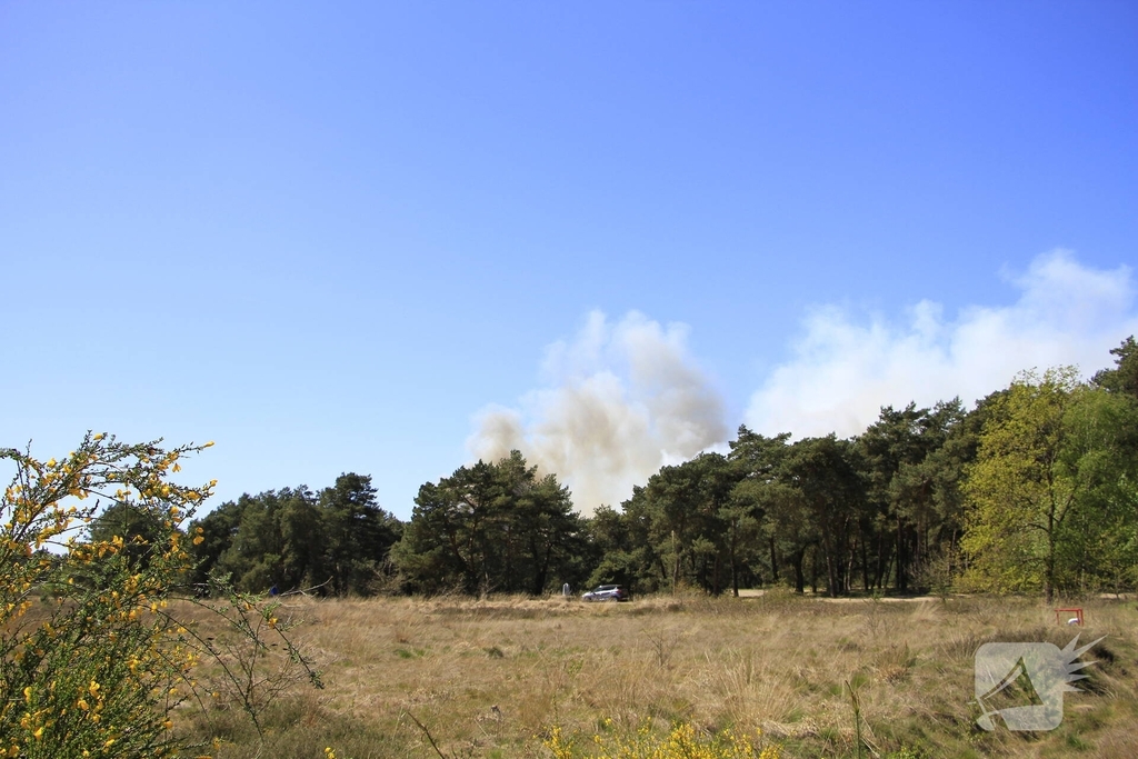 Heidebrand op oefenterrein Defensie snel opgeschaald