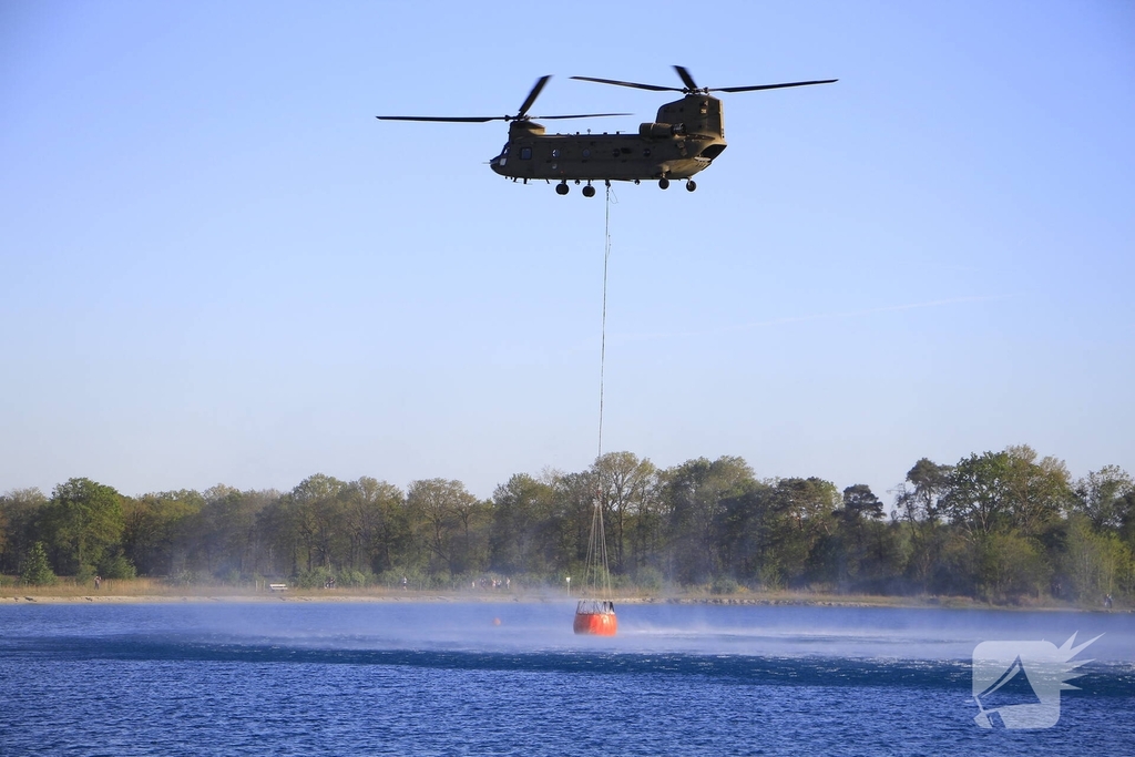 Heidebrand op oefenterrein Defensie snel opgeschaald