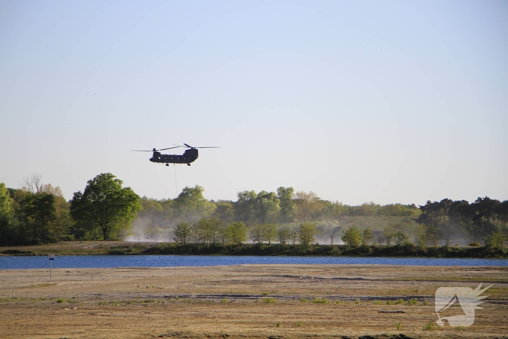 Heidebrand op oefenterrein Defensie snel opgeschaald