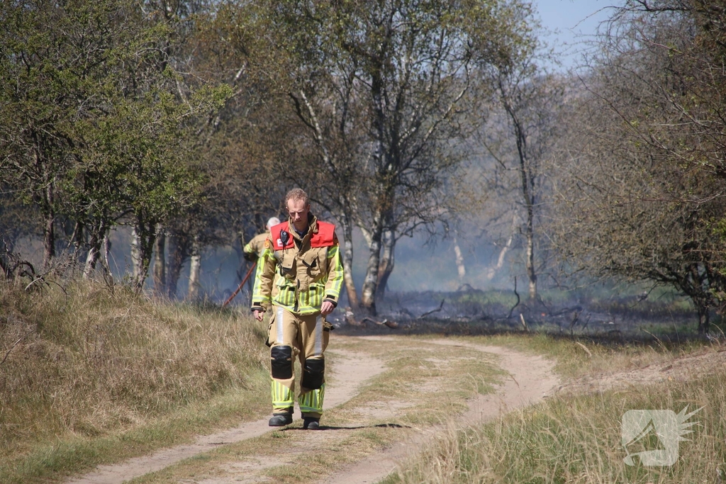 Brand in duingebied zorgt voor rookontwikkeling