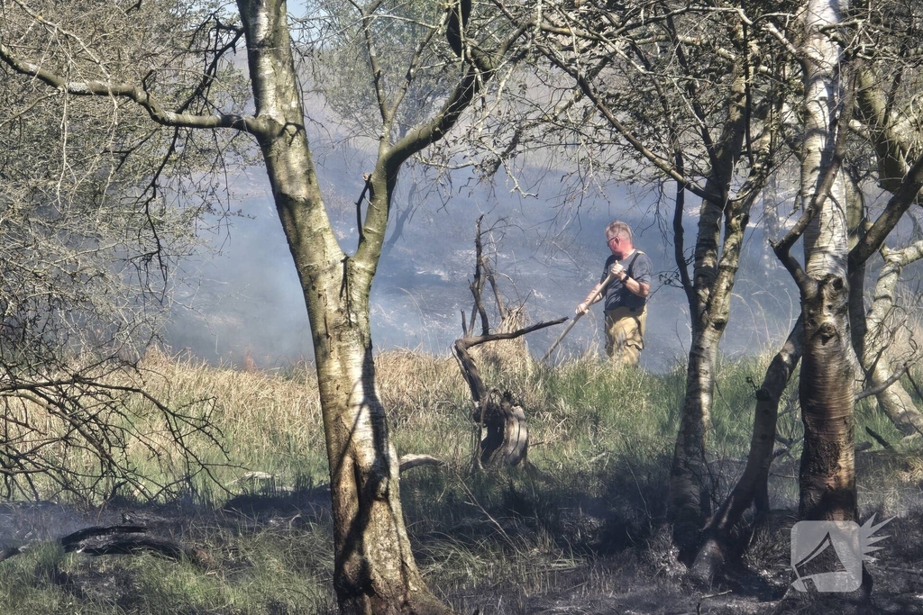 Brand in duingebied zorgt voor rookontwikkeling