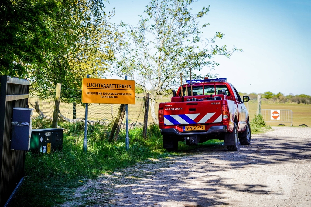 Brand in duingebied zorgt voor rookontwikkeling