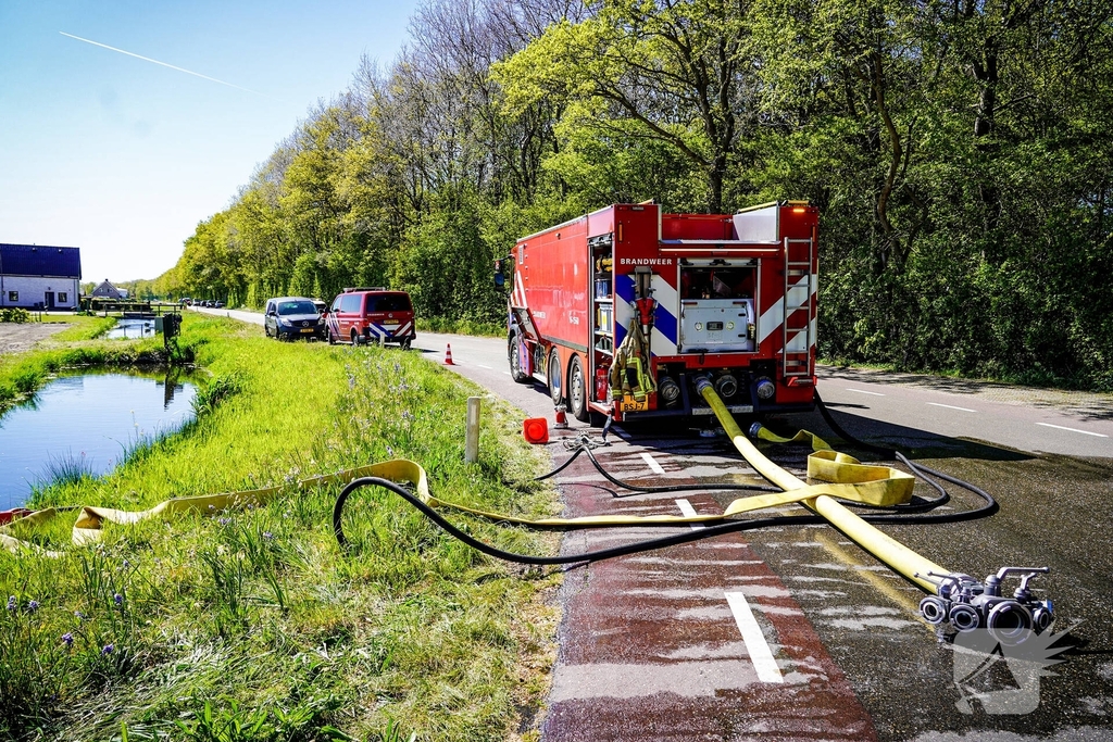 Brand in duingebied zorgt voor rookontwikkeling